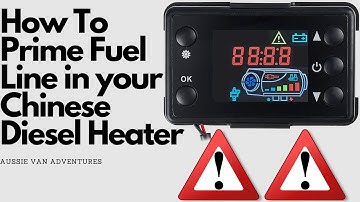 How To Prime Fuel Line - Chinese Diesel Heater [ error code or not starting ] starting tip