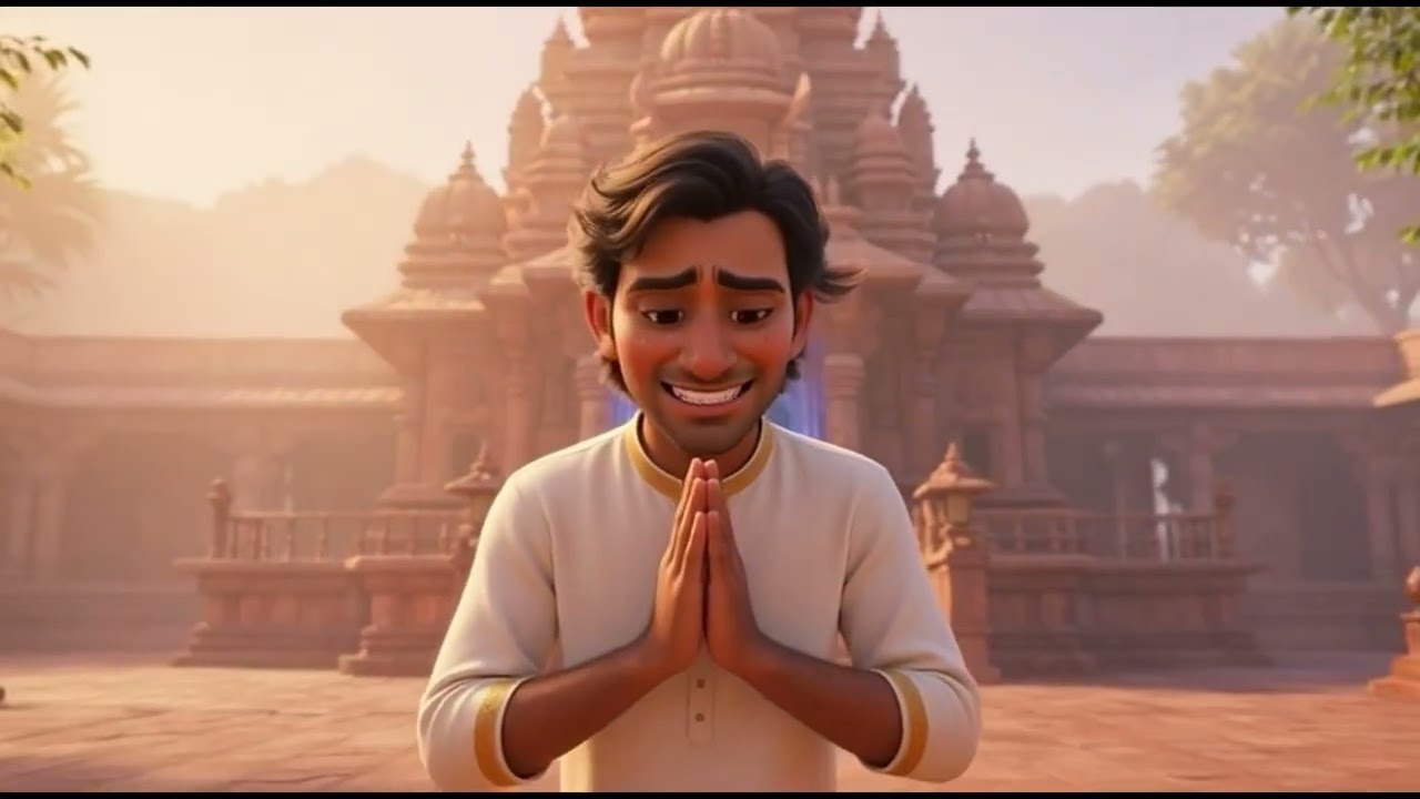 Bhole baba ke dawaar khada bhakt