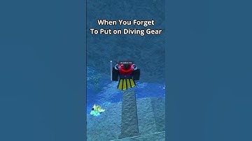 Thumbnail of When You FORGET DIVING GEAR😭 #roblox #robloxfisch #fisch