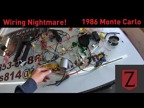 WIRING NIGHTMARE! Custom Dash & Gauges on a 1986 Monte Carlo
