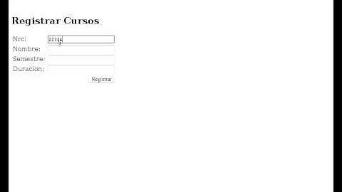 Crud sencillo con Struts 2 y Hibernate