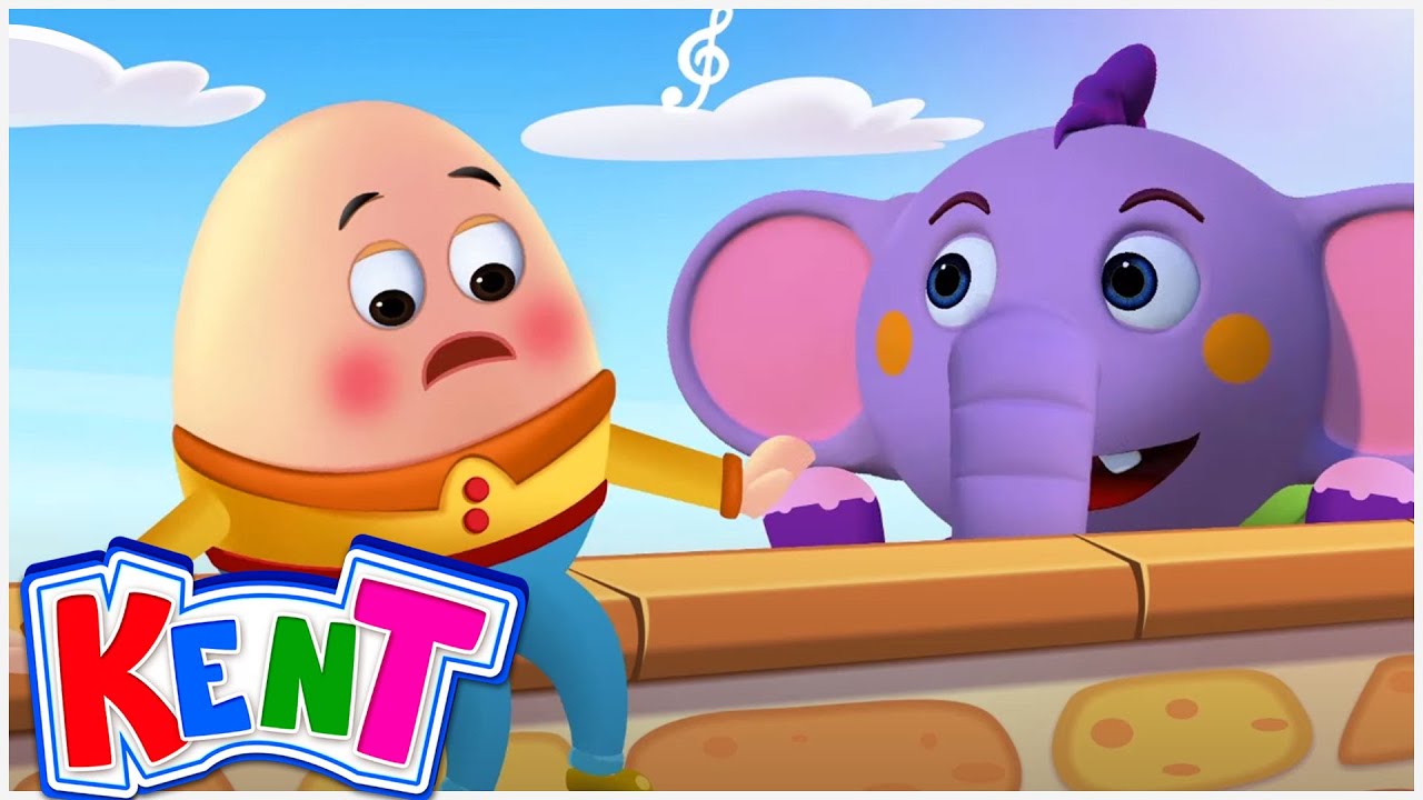 ⁣Kent The Elephant | Humpty Dumpty Sat On A Wall + More Nursery Rhymes & Kids Songs