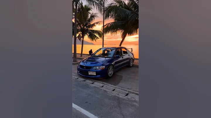 Epic Sunset in Thailand with Waffle