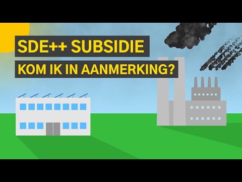 Wat is de SDE++ subsidie?