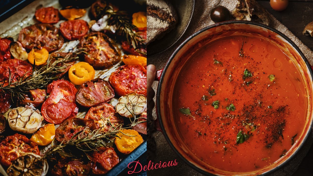 Roasted Tomato Soup, That will Warm Your Heart and Soul! Delicious!