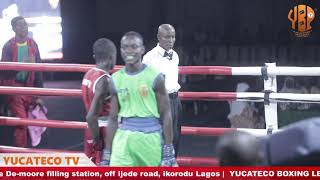 ALANI JOSEPH VS SAMUEL DAHUNSI :YUCATECO BOXING LEAGUE SEASON ONE, WEEK 6 AT IBADAN, OYO STATE.