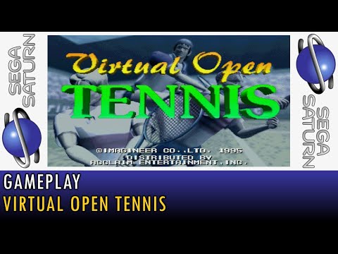 [Sega Saturn] Virtual Open Tennis [4K, PAL, OSSC 4X]