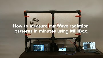 Easy mmWave phase array antenna radiation pattern measurements using MilliBox antenna test system.