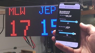 Matrix Portal Scoreboard demo @adafruit @johnedgarpark #adafruit