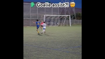 🧤 U13 Goalie assist?! 🤯 #soccer #goals #u13
