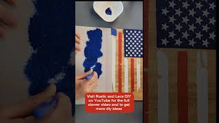 Rustic Patriotic Sign #diy #homedecor #diyprojects #homedecorideas #crafting