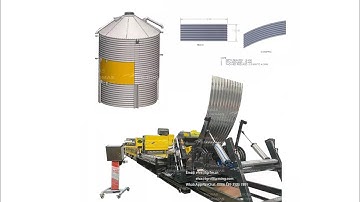 High tech silo product line / grain silo making machine