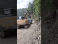 load mountain rocks using an excavator. #shorts