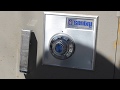 HOW TO OPEN Sentry floor safe with lost combination,  re-purpose repair reuse