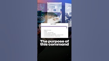 Net Commands For Beginner IT Support Professionals  #informationtechnology #itsupport #shorts