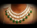 How To Make Beautiful Pearl Necklace At Home | DIY |  Necklace Designs | Jewellery | uppunutihome