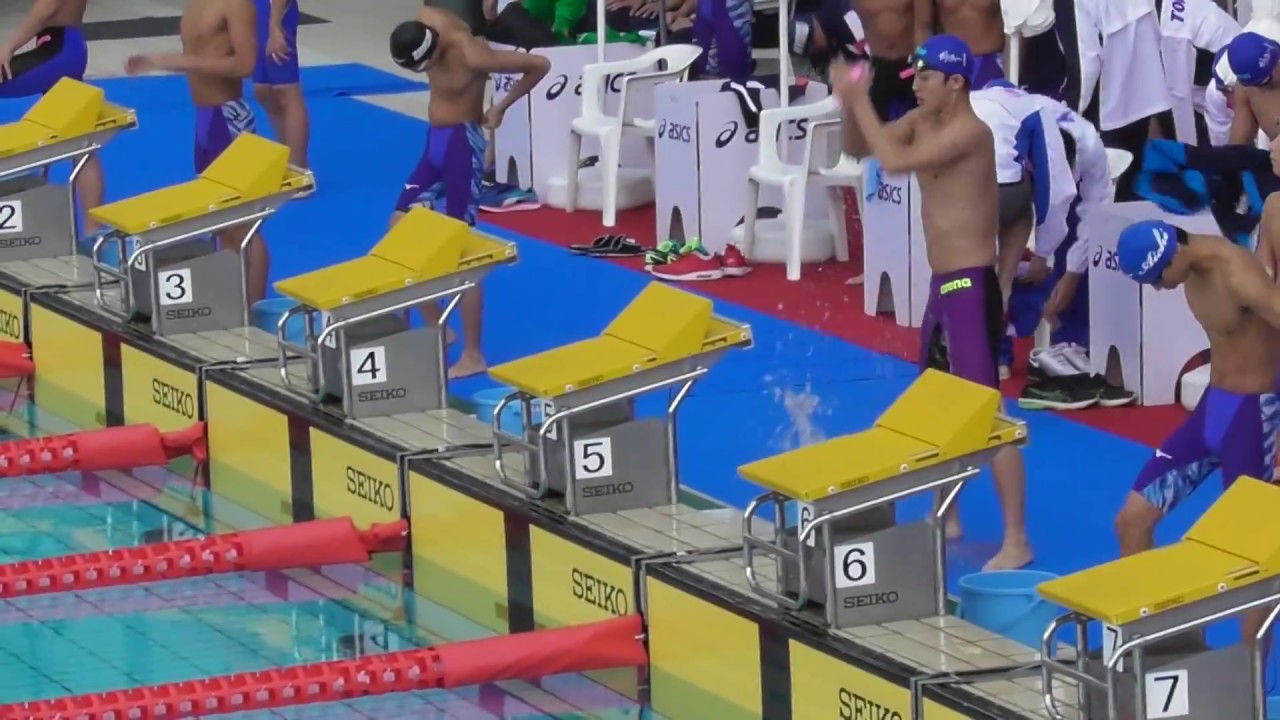 H30.09　福井国体水泳　少年Ｂ　男子　400ⅿフリーリレー　決勝