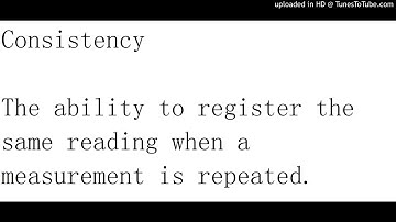 Consistency definition for SPM students (Auditory memory)