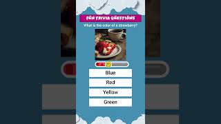 Whats The Color Of A Strawberry? Color Quiz For Kids