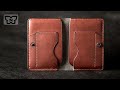 Compact wallet. Pattern on the channel under the full video