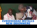 Elders Of Evboehighae Installs Col. David E. Nehikhare As Odionwere