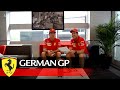 German GP - Sprechen Sie F1? A very strict Professor Seb testing Charles