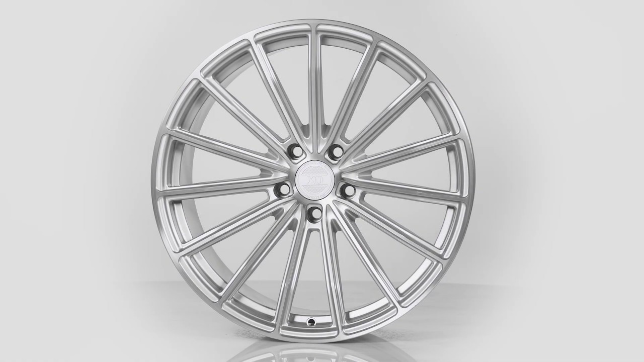 XO Luxury Wheels - London in Silver w/ Brushed Face