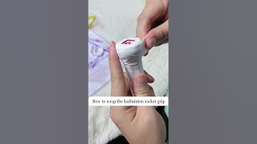How to wrap the badminton racket grip#badminton #badmintonracket