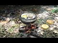 Chef Daves Steamed Cheeseburger Experiment #campfire cooking