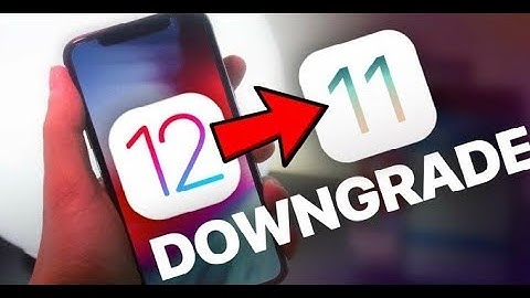 How to downgrade to iOS 11.4.1 from iOS 12?