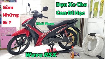 Wave RSX fi: chuẩn bị xe cho con đi học đại học. Khải Phạm #wave #110 #rsx #fi #wave110 #waversx #xe