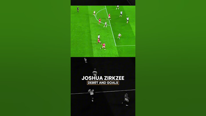 Joshua Zirkzee - Debut Goals vs Fulham #shorts #zirkzee #manchesterunited #football #foryourpage
