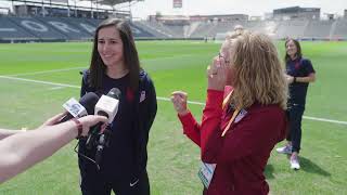 U.S. Deaf WNT Defender SYDNEY ANDREWS; Team USA faces Australia