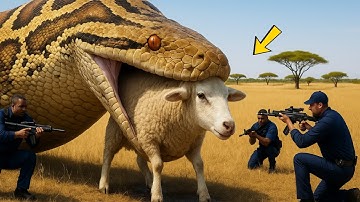 Brave Heroes Save Sheep From Giant Python| Animal Rescue 