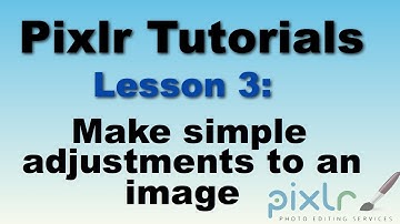 Pixlr Tutorial: Make simple adjustments to an image - Lesson 3