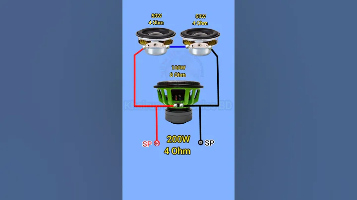 Formula for Calculating Power and Impedance When Matching Speakers #diyaudio #speakers #shortsfeed