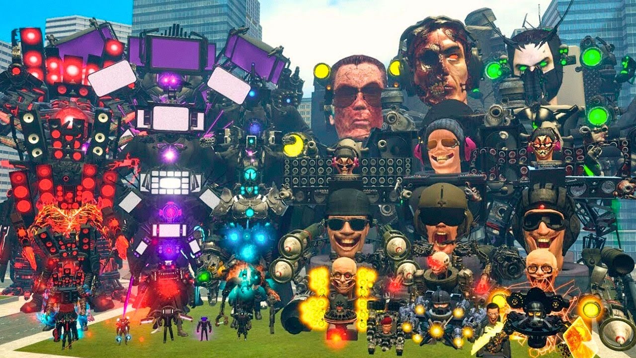 EPIC SKIBIDI TOILET ALL BOSSES BATTLE – TITAN CAMERAMAN, TV MAN & SPEAKERMAN in GARRY’S MOD!