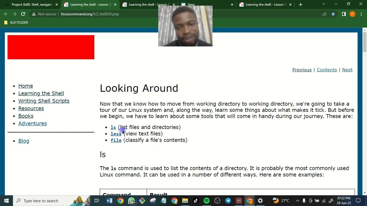 Ohmschool africa @ Alx Shell Navigation
