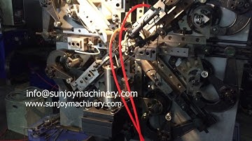 sjoy®Sunjoy Machinery SJFJ835CNC Spring Forming machine. info@sunjoymachinery.com