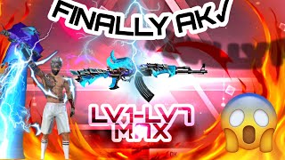 FF DRACO AK MAX🔥🔥LVL.1-LVL.7||RIP 100000 DIOMNDS 🌟🥺😱||FF DRACO FLAME AK PURCHASE AND MAX