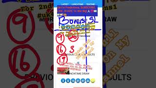 I Won £1,000,000 Playing UK49s Lunchtime! #uk49spredictions1