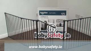 Babysafety.ie review : BABYDAN CONFIGURE FLEX XL HEARTH GATE BLACK 90-278CM
