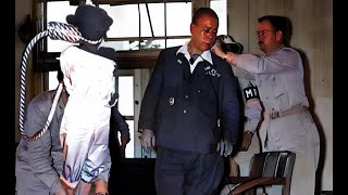 1946年真实录像，日本甲级战犯山下奉文，被执行绞刑全过程