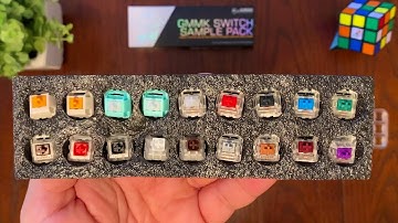 Glorious Keyboard Switch Sample Pack - Gateron | Kailh | Panda | Lynx Mechanical Keyboard Switches
