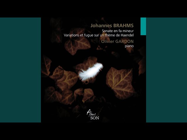 Brahms - Variations et fugue sur un thème de Haendel:De Variations 18 à Fugue finale : Sheila Arnold