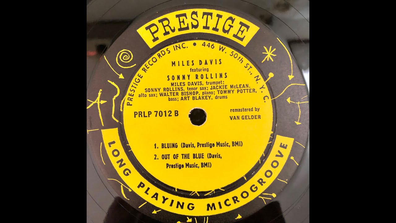 Miles Davis - Conception - 1970 Prestige, VG/VG+