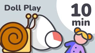10 Minute Doll Play Timer for Kids (Visual Countdown)