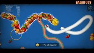 Trying Infinity Mode ! Worms Zone Mobile ! pAppA 009 Worms Zone Play
