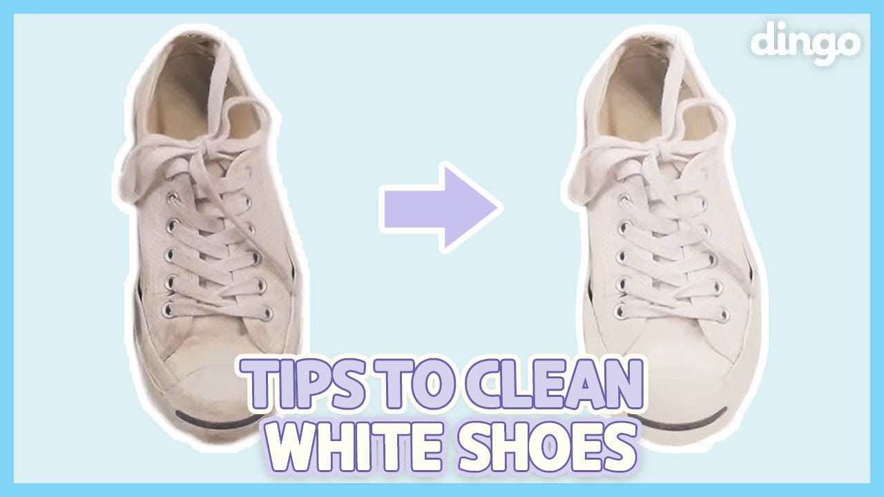 Experiments about ways of whitening shoes/sneakers l Which way would be the best? - YouTube