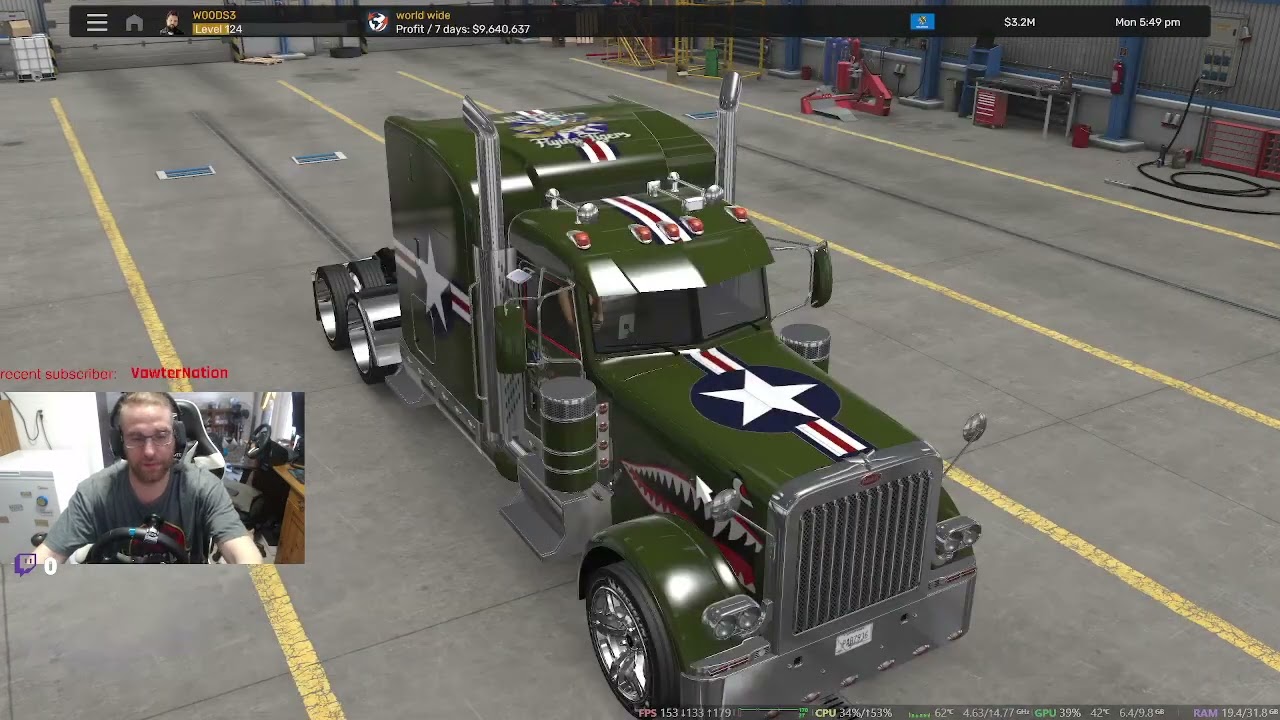 american truck simulator (good long stream)